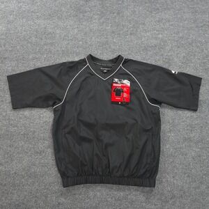 Footjoy Jacket Mens Medium Black Windshirt Performance Golfing Windbreaker‎ NEW